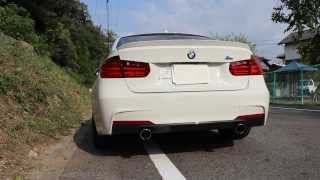 BMW 320d MSports 3D Design マフラー 走行音 4500rpmまで [upl. by Berenice]