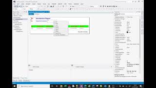 MS SSRS tutorial on report headers and footers Adding page numbers images and other options [upl. by Ariamat310]