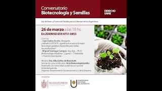 SEMILLAS Y BIOTECNOLOGÍA EN LA UPOV 91  UNIVERSIDAD NACIONAL DEL NORDESTE  CORRIENTES [upl. by Tewfik393]