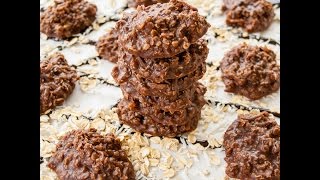 Chocolate No Bake Cookies without peanut butter [upl. by Ahsika691]