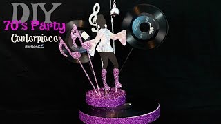 DIY Party Decorations on a Budget  20 DIY 70s Disco Centerpiece  DIY Tutorial [upl. by Aceissej378]