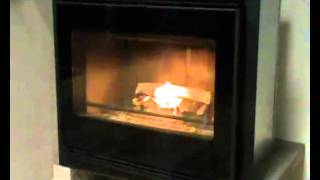 Scan DSA 11 insert woodburning stove burning [upl. by Bronnie]