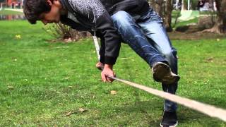 Slackline Tutorial BabyFreeze [upl. by Shien49]