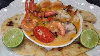 Sopa de Mariscada salvadoreña una delicia total 😋 [upl. by Haniraz]