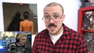 xQc Reacts to Fantanos Review on Kanye West New Album [upl. by Publus206]