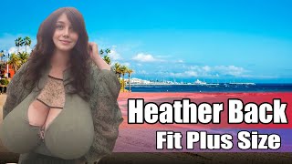 Heather Back Curvy amp Plus Size Fashion Instagram Model  Body Positivity  Curvy Haul Fashion [upl. by Ahsercul]