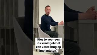 Tanden laten Trekken voor een Los kunstgebit een Losse Gebitsprothese of vaste brug op implantaten [upl. by Enawtna718]