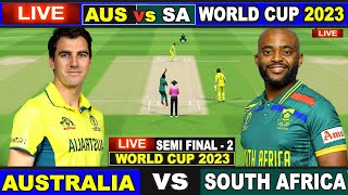 Live AUS Vs SA ICC World Cup 2023  Live Match Centre  Australia Vs South Africa  1st Innings [upl. by Maggy]