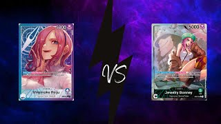 OP7 Reiju vs Bonney  One Piece TCG [upl. by Alliuqaj]