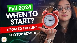 Fall 2024 Master’s Timeline  Application Timeline  Important Dates You Shouldn’t Miss  Yocket [upl. by Higbee]