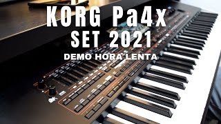 Korg Pa4x Set 2021 Demo hora lenta [upl. by Stuppy]