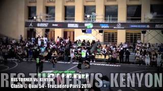 Clash RES TURNER vs KENYON  Quai54 2011 ft Dj Keri [upl. by Odnalro]