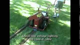 Fiber Optic Cable  Micro Trenching [upl. by Ahcilef]