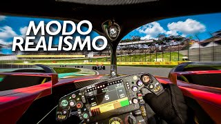 FIZ UMA CORRIDA EM INTERLAGOS TENTANDO SIMULAR O MÁXIMO DE REALISMO [upl. by Namlaz835]