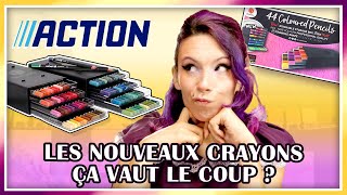 HAUL ACTION 🌟 I Test des nouveaux crayons de couleurs Deco Time 🎨 I DÉGRADÉ et ILLUSTRATION I [upl. by Atilrac]