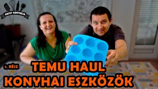 Temu haul 1 rész  konyhai eszközök [upl. by Khudari915]