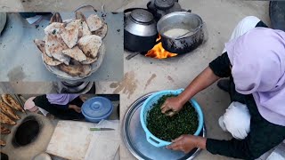 Baking bread in the oven and Baking piraki in the oven نان پخته کردن در تنور و پیرکی پخته کردن [upl. by Borroff]