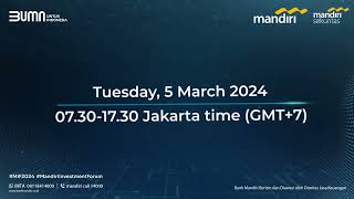 Mandiri Investment Forum MIF 2024 Thriving Through Transition [upl. by Amaso]