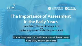 Webinar Teaser The importance of assessment in the early years [upl. by Ayatahs942]