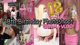 18th Birthday Photoshoot💗Grwm  Vlog Janae Skye [upl. by Adelbert]