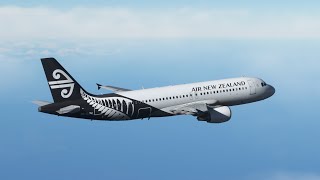 NZQN Approach amp Landing Fenix A320  Wing View [upl. by Godden937]