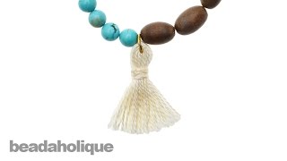 How to Make Tassels for Jewelry [upl. by Trillby59]