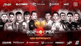 WATCH LIVE  2024 CPBA 9Ball Teams Invitational [upl. by Llenrrad]