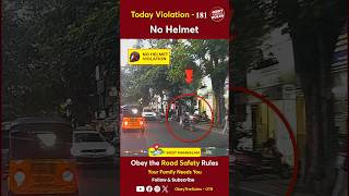 TODAY VIOLATION  181 Kindly Wear Helmet for your Safety chennaitrafficpolice otr obeytherules [upl. by Eihpos]