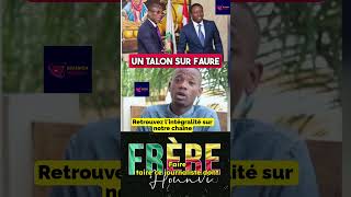 Affaire Frère Hounvi  Un talon sur Faure  une chronique de Jules Djossou [upl. by Froemming]