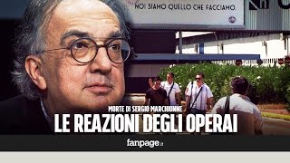 Le reazioni degli operai della Fca di Pomigliano alla morte di Marchionne [upl. by Schindler]