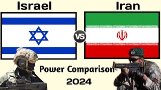 Israel vs Iran military power 2024  Iran vs Israel military power 2024  world military power [upl. by Pasho]