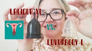 Comparativo coppetta mestruale ultracapiente Lalicup XL Vs LuvurBody L [upl. by Moir645]