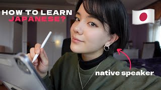 How to learn Japanese FAST Tips from a native speaker 🇯🇵📚✨🌎✈️ [upl. by Aniryt]