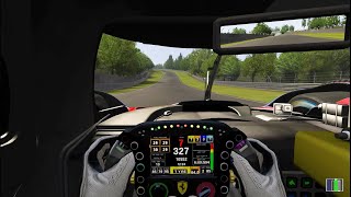 2023 Ferrari 499P LMH LeMans Winning Car Nurburgring Lap in Assetto Corsa  615352s [upl. by Hoopen773]