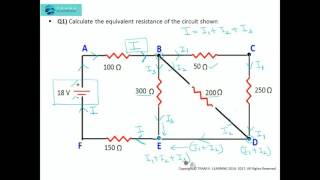 Kirchhoffs Laws  How to solve problems using Series amp Parallel circuit combinations PPVPART1 [upl. by Anirad]