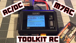 Toolkit RC M7AC ACDC Multifunctional Smart Battery Charger [upl. by Nyletak201]