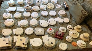 TestingShowing EVERY Smoke Alarm in my Collection [upl. by Neehs538]