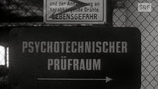 Reaktionstest für Tramführer 1965  SRF Archiv [upl. by Lexa743]