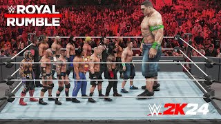 WWE Royal Rumble john cena vs superstars LIVE Shorts [upl. by Arva522]