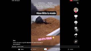 PROOF MILO IS MADE FROM WORMS  DONT DRINK MILO HERE IS WHY [upl. by Akinak]