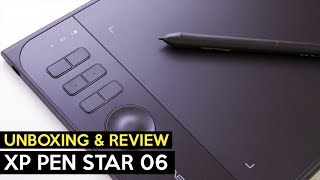 XP Pen Star 06 Tablet【Unboxing amp Review】 [upl. by Esidnac]