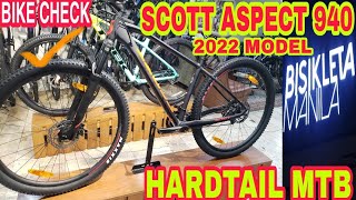 SCOTT ASPECT 9402022 MODEL HARDTAIL MTBBISIKLETA MANILA [upl. by Candice]