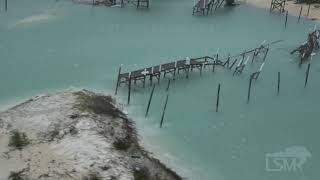 932019 Abaco Bahamas Dorian devastation from chopper boats washed ashore people stranded [upl. by Neeloj]