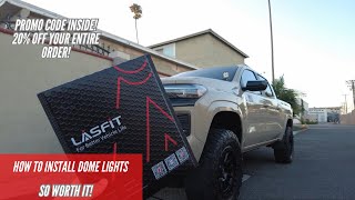 Changing interior lights on 2023 Chevy Colorado huge difference [upl. by Yur]