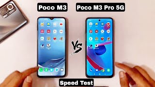 Poco M3 Pro 5G vs Poco M3 speed test [upl. by Llenahc162]