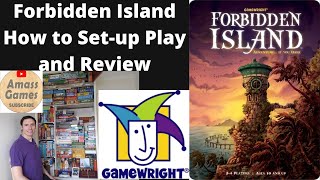 Forbidden Island  How to Setup Play and Review Cooperative board game  Amass Games [upl. by Zile]