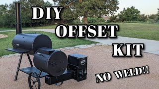 DIY Pellet Assisted Offset Smoker Conversion Kit  Trinity Smokers [upl. by Sifan373]