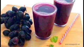 Grape Juice Recipe  How to make Grape Juice at home  Summer Drink Recipes  Weight Loss [upl. by Aniraad]