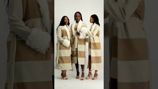 MultiSize Models in Luxurious Colourblock Winter Coat shopbrettrobson winter wintercoat [upl. by Kamin]