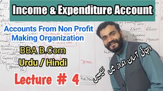 income and expenditure account  accounts from non profit making organization  non trading concern [upl. by Ludvig]